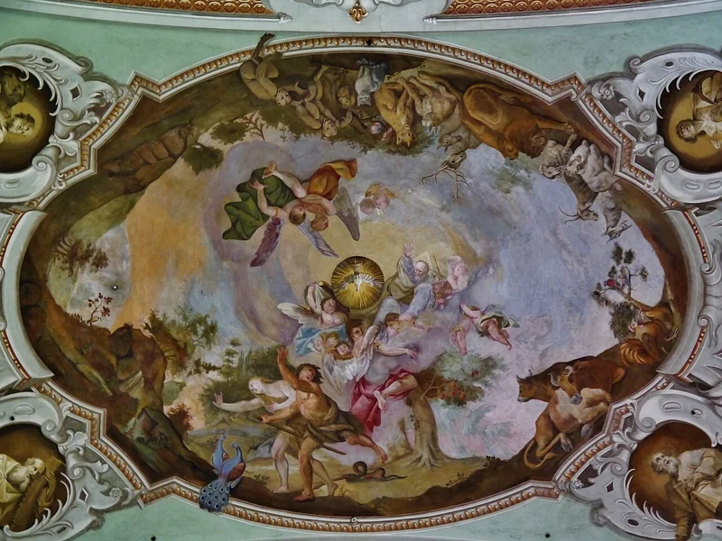 1729-Anton Weiss (1729 - 1784) - Cripta dei Santi. Giacomo e Leonardo, Hopfgarten, Tirolo